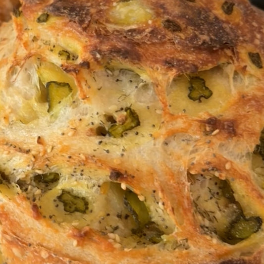 Everything Bagel Dill Pickle Loaf